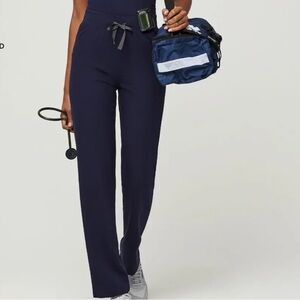 Women’s Figs High Waisted Livingston Navy Scrub Pants